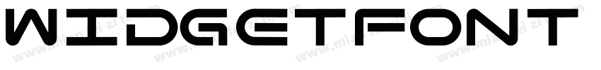 widgetfont Regular字体转换